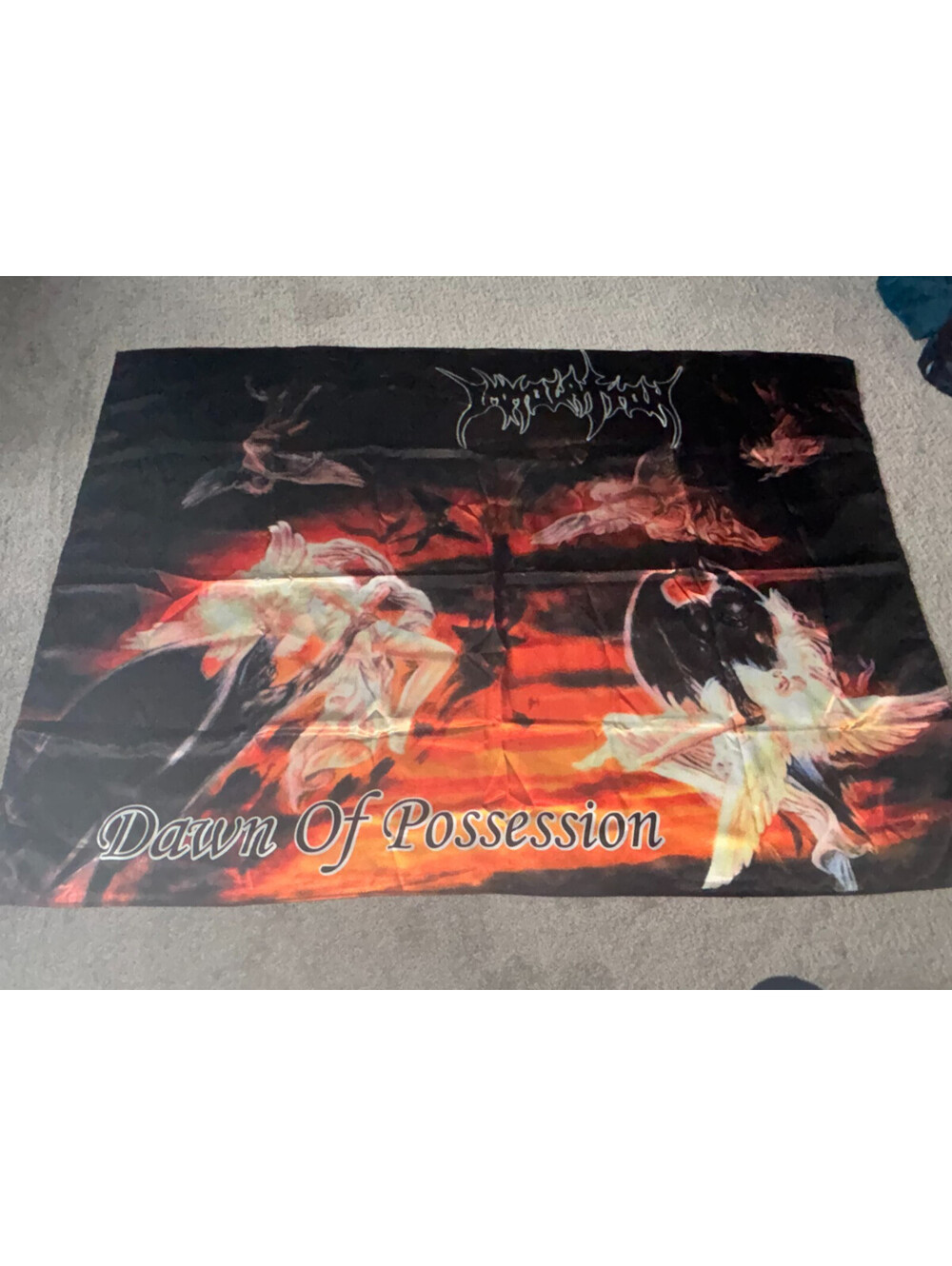 IMMOLATION Dawn Of Possession TAPESTRY / WALL HANGING / FLAG - 45.5" x 32"